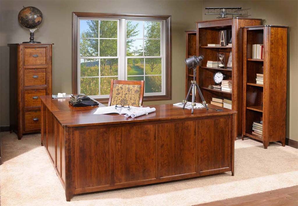 Yutzy Woodworking Home Office Right side L -Return 88260 - Indiana